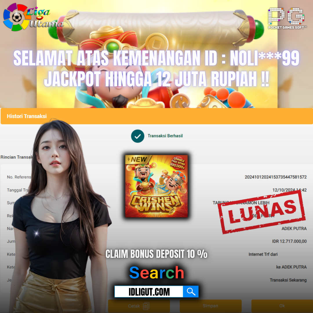 BUKTI WIN SLOT TGL 12 OKTOBER 2024