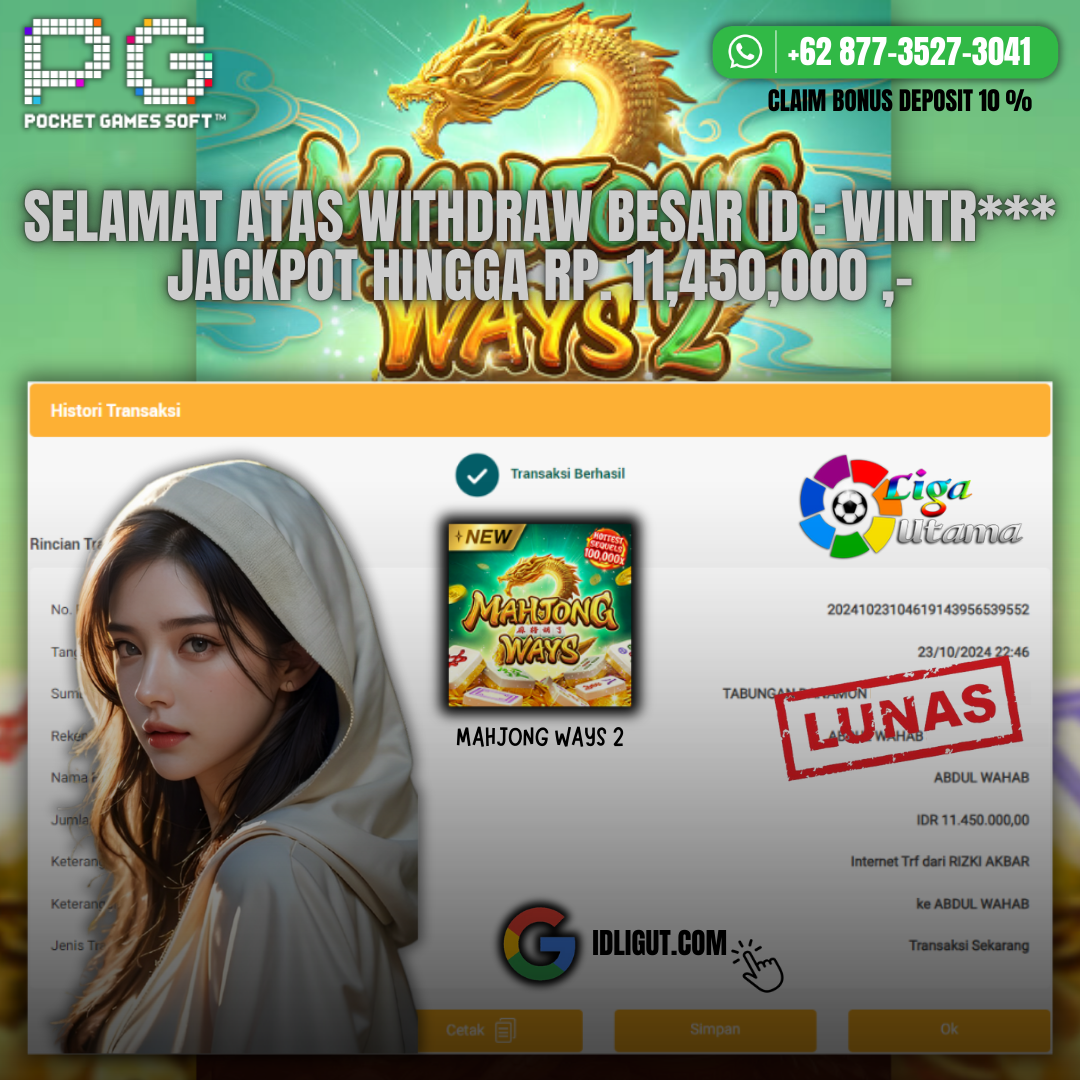 BUKTI WIN SLOT TGL 24 OKTOBER 2024