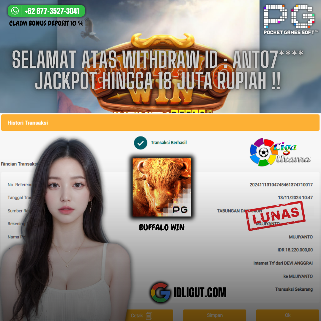 BUKTI WIN SLOT TGL 13 NOVEMBER 2024