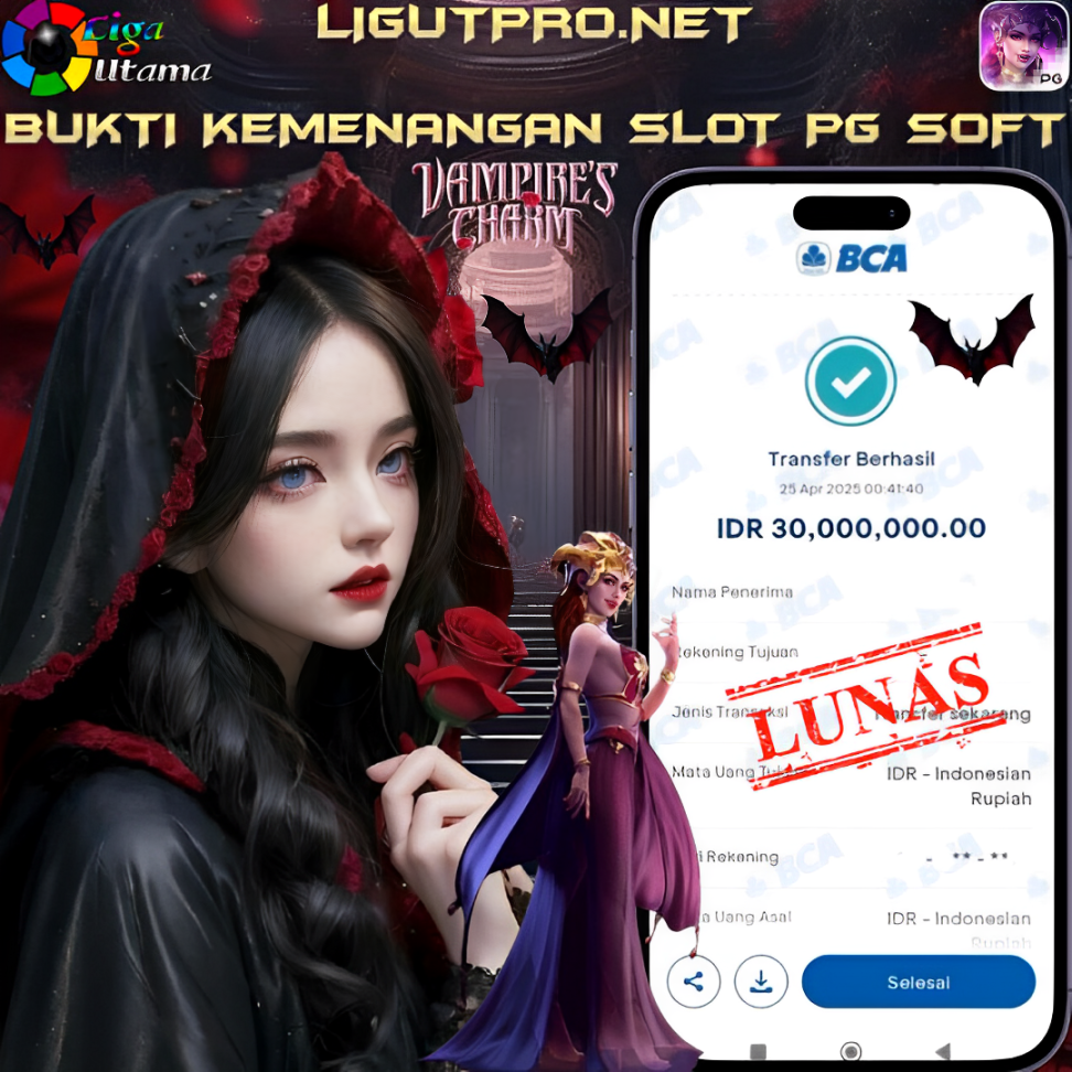 BUKTI WIN SLOT PG SOFT TANGGAL 25 APRIL 2025