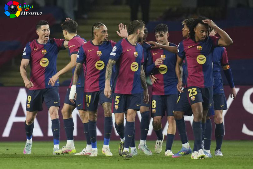 Rapor Pemain Barcelona saat Hancurkan Borussia Dortmund: Raphinha Cemerlang, Lewandowski Tajam!