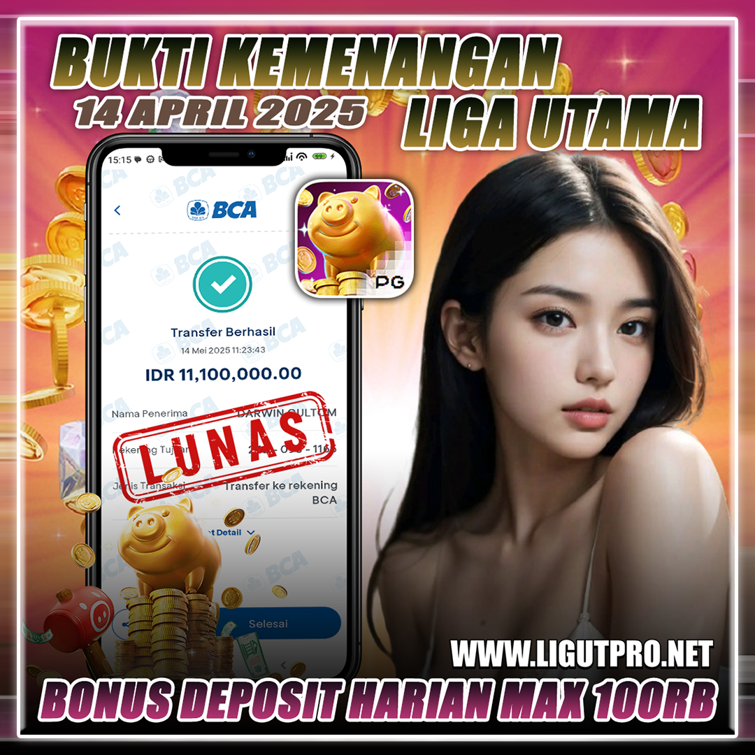 BUKTI WIN SLOT PG SOFT TANGGAL 14 MEI 2025